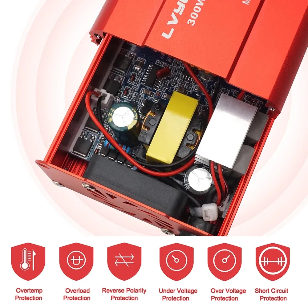 300W ინვერტორი – შიდა სქემები