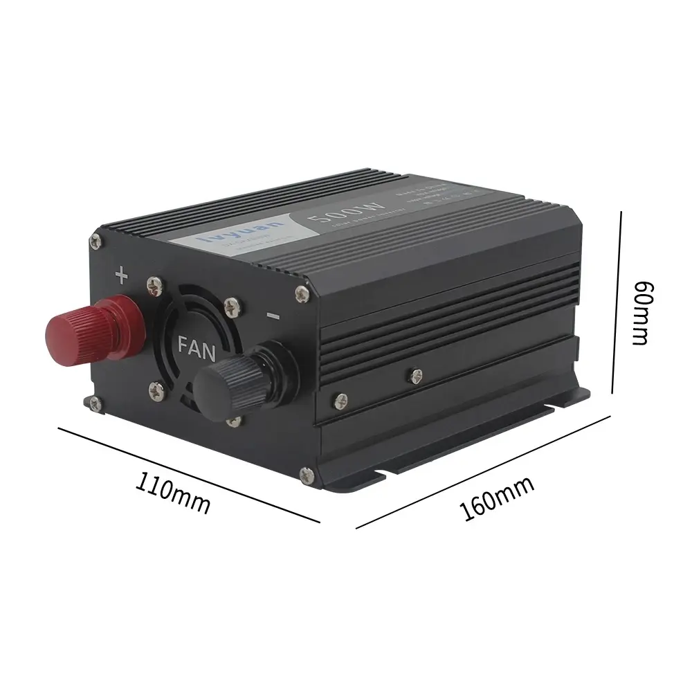 LVYUAN 500W ინვერტორი — ზომები