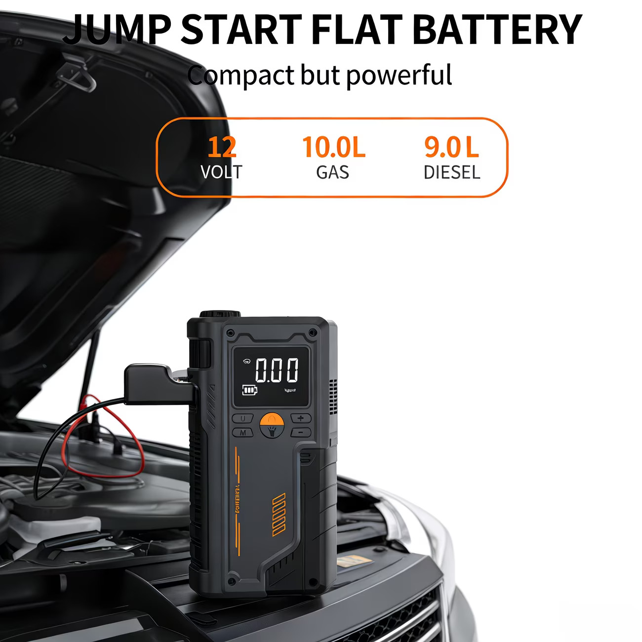 პორტატული inflator და digital display