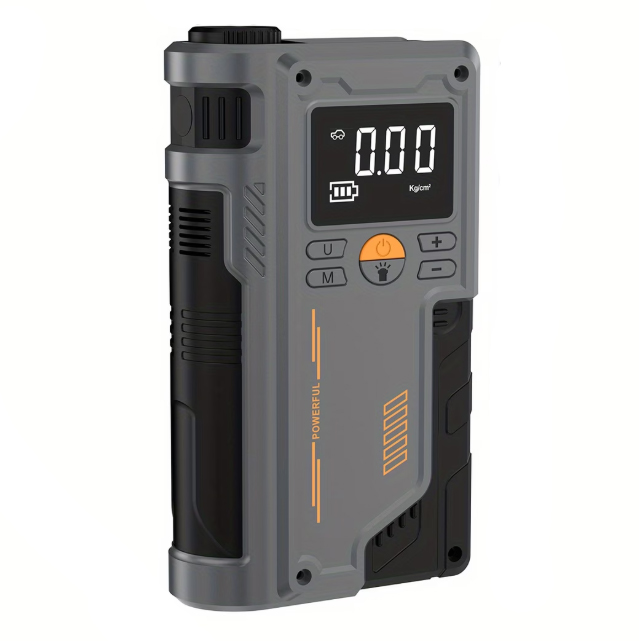 ჯამპ სტარტერი და საბურავის კომპრესორი ავტომობილისთვის